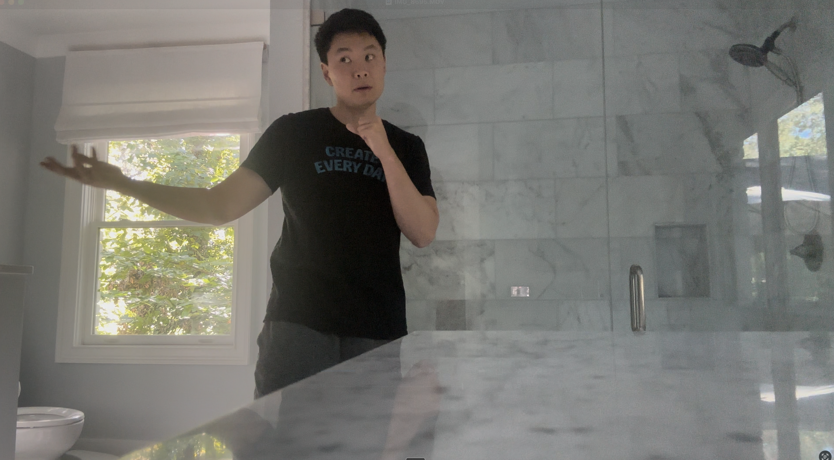 Practicing the speech beforehand